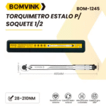 Torquímetro de Estalo para Soquete 1/2" – Bomvink BOM-1245 - Imagem 4