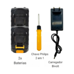 Mini Motosserra Portátil a Bateria - Bomvink - Imagem 3