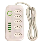 Filtro de Linha Régua de Tomadas com USB - B-MAX